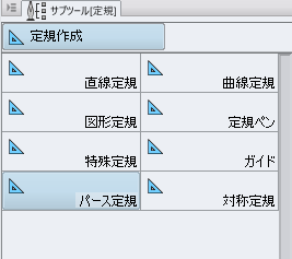 定規で縁取る