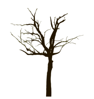 時短 クリスタで簡単に木を描く方法